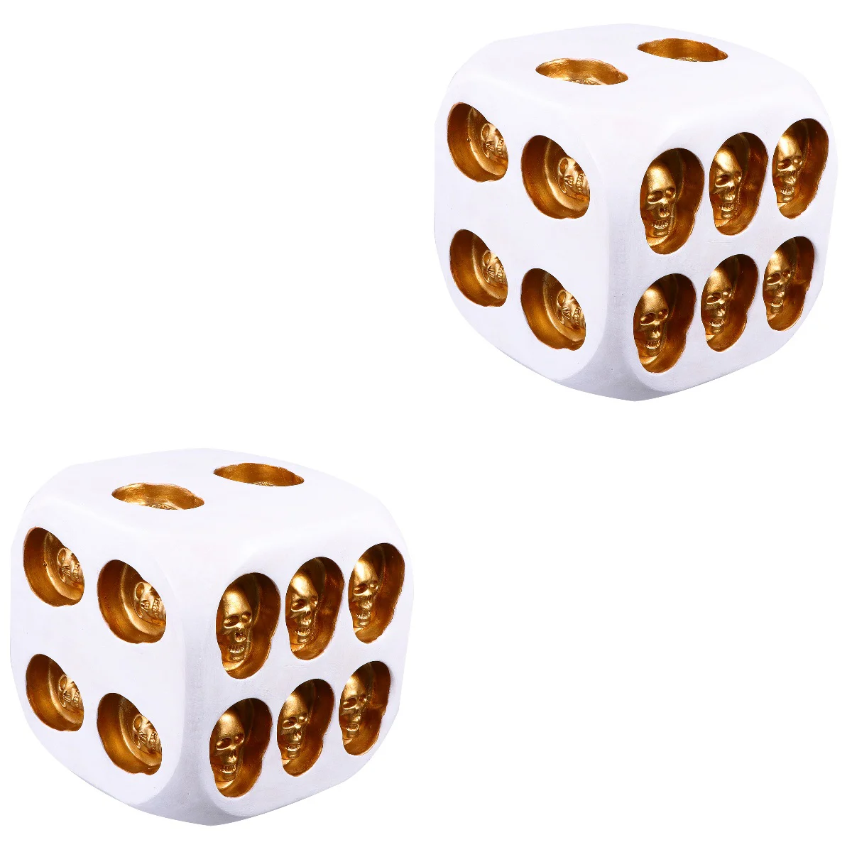 

Diceskull Partygame Bar Table Black Gambling Favors Death 6 Trick Fillers Bag Sided Gift Funny Prank Decorations Decoration Ktv