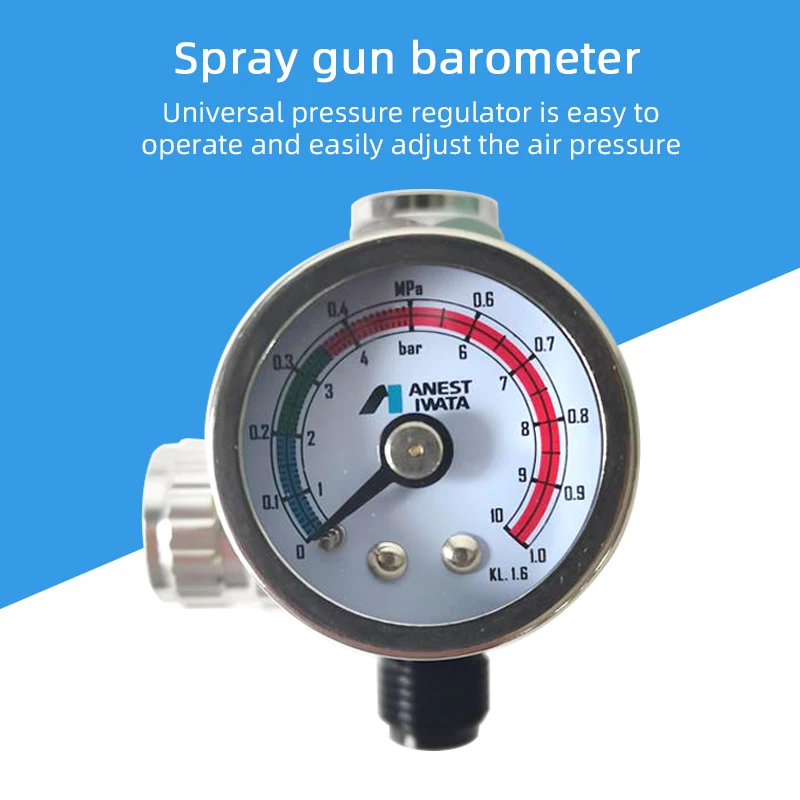 

Original original airbrush table geiban anime IWATA spray gun pressure regulation valve air gauge tail water mesh