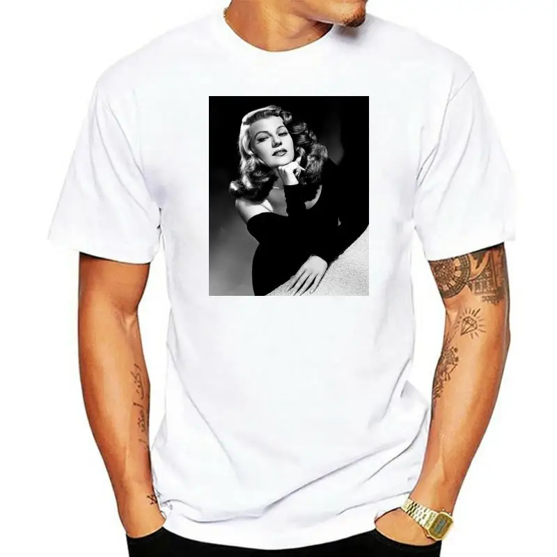 Rita Hayworth Gilda Celebrities Men T-Shirt Tee Clothing 3-A-351