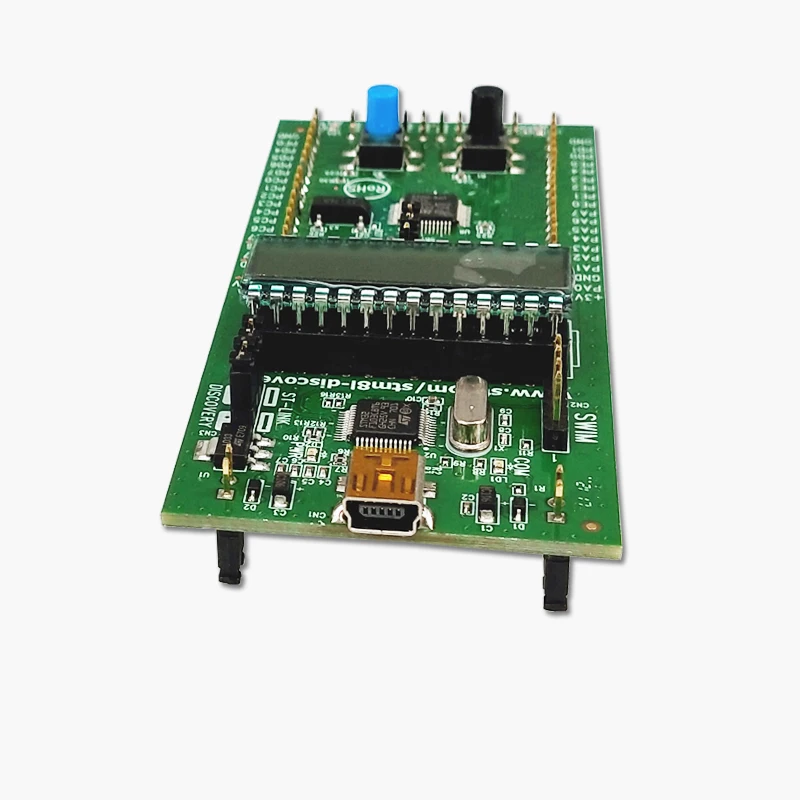 Бесплатная доставка STM8 плата STM8L-DISCOVERY STM8L152C6T6 STM8L оценочная разработки Discovery Kit