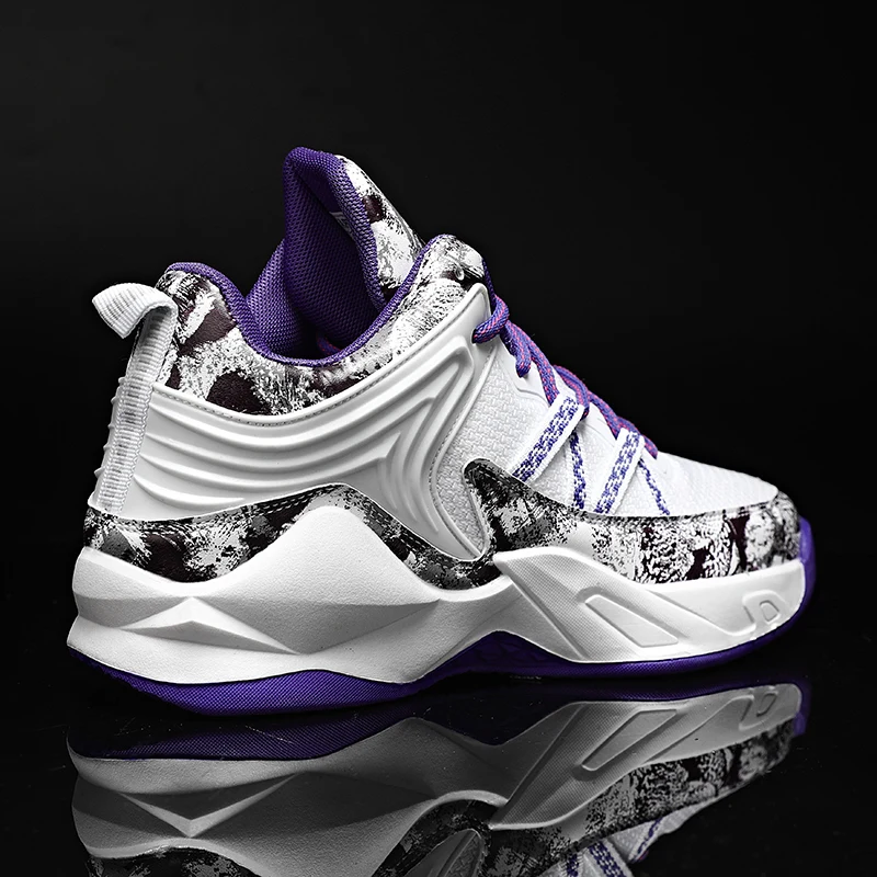 Brand Men's Basketball Shoes Non-slip Sports Shoes Comfortable Gym Training Athletic Shoes Boys Basketball Sports Tennis Shoes