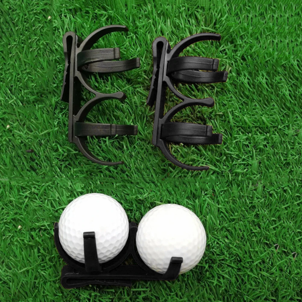 

Foldable Portable GOLF Ball Protection Clamp for GOLFer GOLFing Sporting Training Tool Double Case Holder Organizer Clips