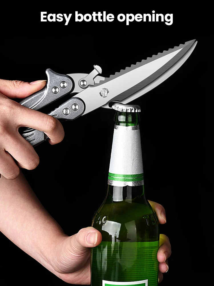 Обновленные Многофункциональные кухонные ножницы для куриных костей