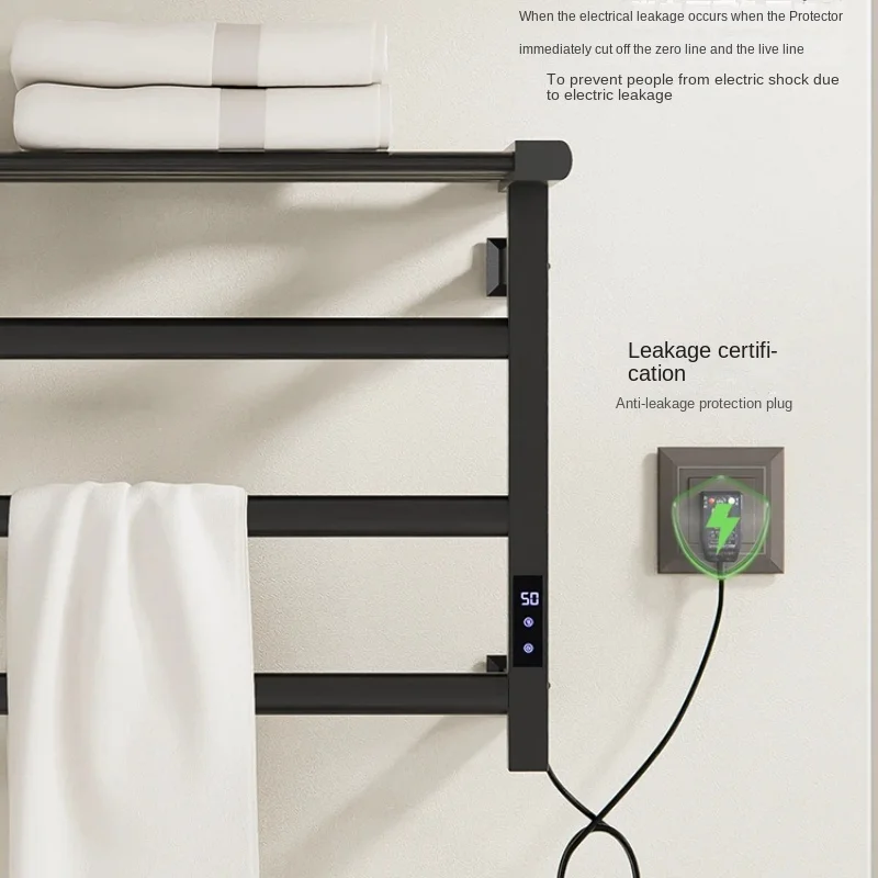 Умная сушилка для полотенец электрическая держатель ванной комнаты 45 ℃-70 ℃