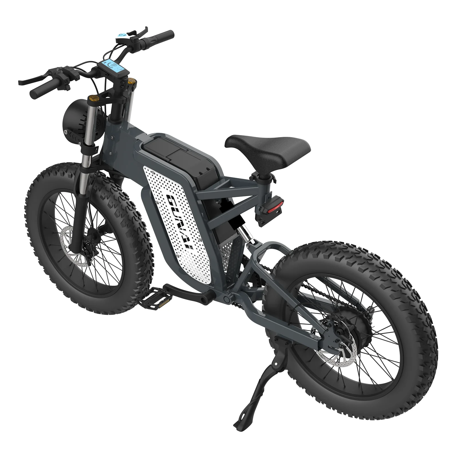 GUNAI 2000W Electric Bike 48V 25AH Electric Bicycle 20 Inch Fat Tire Off-Road Ebike 50km/h Men's Mountain E-bike Beach Bicycle