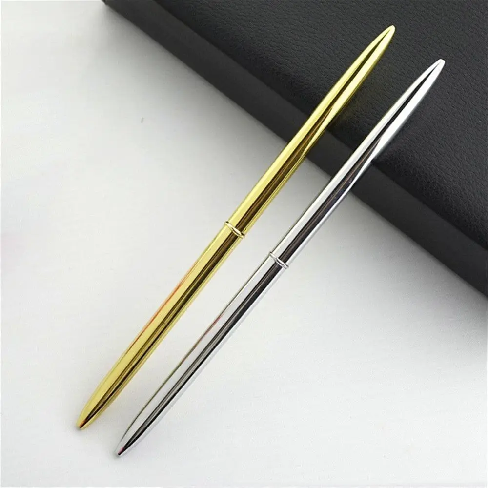 

Business Metal Sign Pen Ballpen Signing Pen 05MM Gel PREMEC Smooth Stainless Stell Refill Black Ink Office School Writing Pen