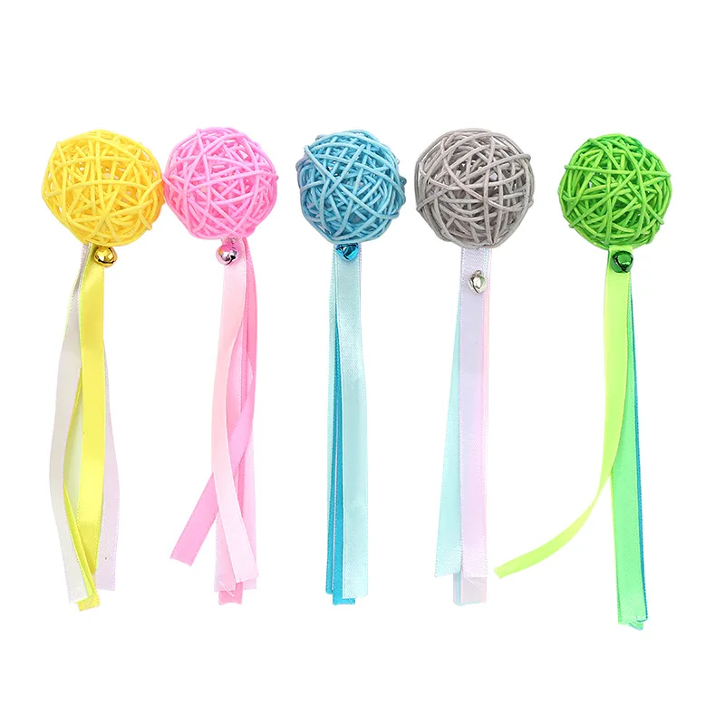 

Pet Cat Toys New Fairy Temperament Ribbon Vine Ball Toys Pet Supplies Cat Products