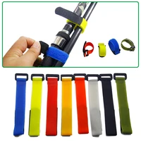 510pcs fishing rod tie holders straps belts suspenders fastener hook loop cable cord ties belt fishing tools accessories