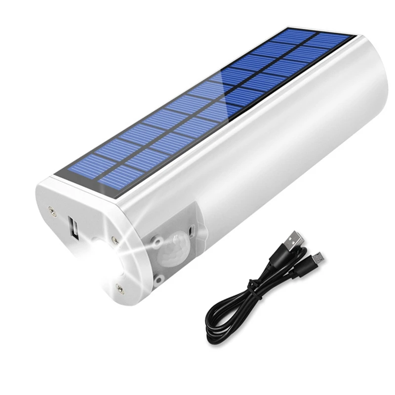 

Multifunctional Solar Power Light 650Lm Portable Solar Flashlights Phone Charger Outdoor Waterproof Lamp For Camping