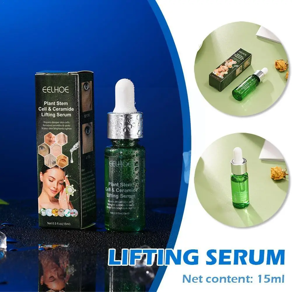 

Plant Stem Cell Ceramide Lifting Serum Collagen Boost Care Skin Wrinkle Youth Peptide Anti Serum Anti-Aging Renew Cream Ser G3Z5