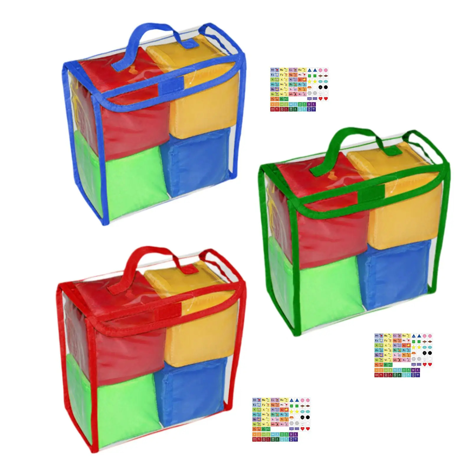 Карманные игральные кости для детей с карточками обучающие кубики мягкие ранние