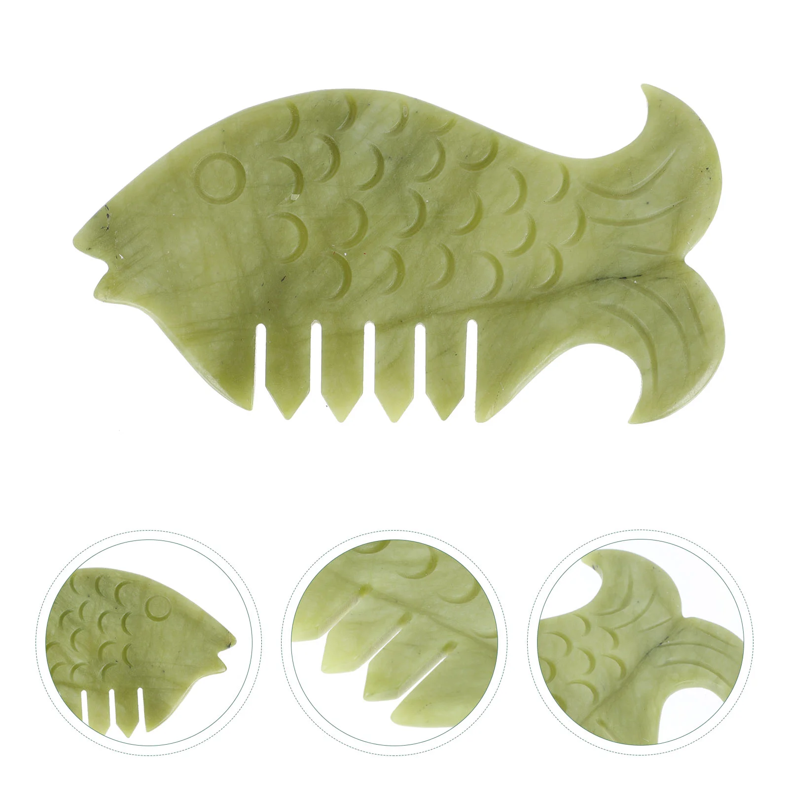 

1PC Scraping Comb Plate Facial Waist Jade Comb for Store Salon Dorm Home