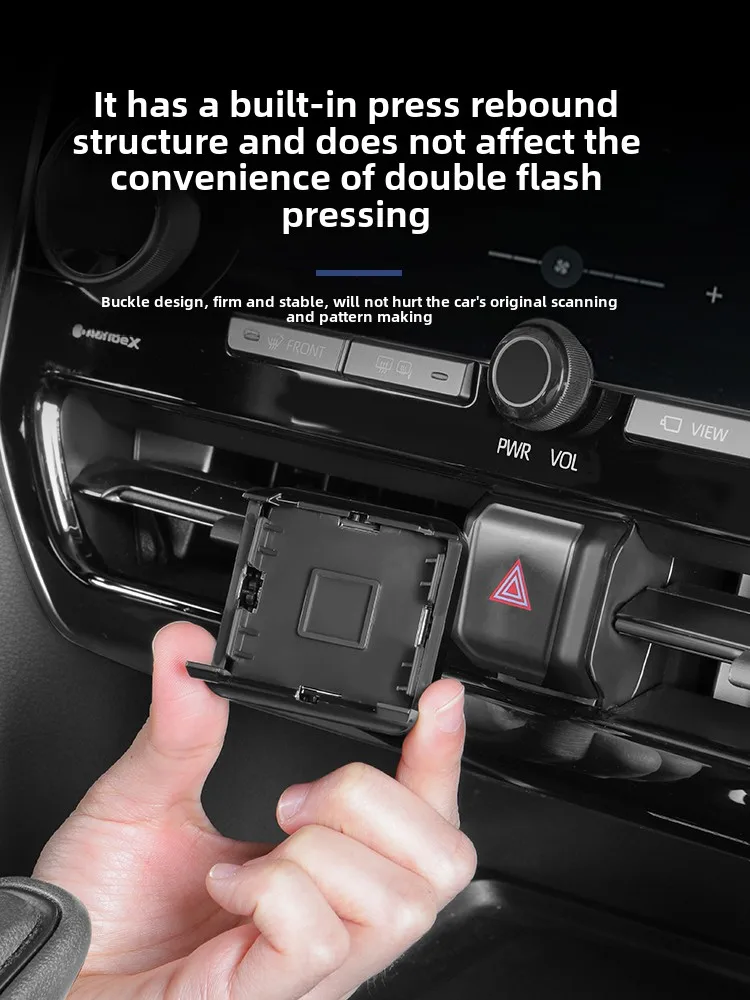 Фото Для Toyota Alphard 40 Series: Декоративные кварцевые часы для центральной консоли автомобиля, аксессуары для модификации интерьера №1