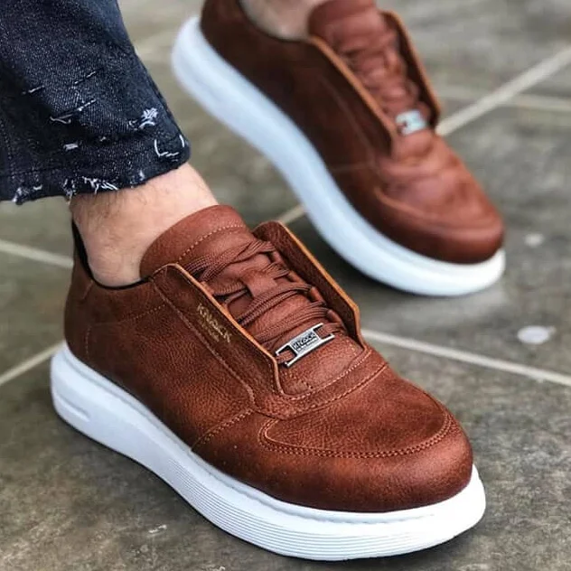 

Knack High Outsole Casual Male Shoes 039 Tan Street Fashion New Season Spring Summer Cool Comfortable