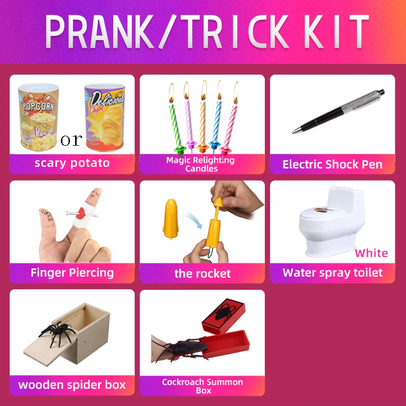 

Бесплатная доставка, 8 шт., Волшебные Вечерние игрушки унисекс, легко сделать базовый набор джокеров для взрослых и детей, веселье, реквизит ...