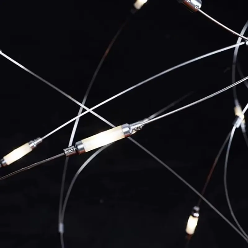 Фото Moooi Flock Люстра Диск Quasar Люстра Led Светлячок Подвесной Светильник Для Отелей Виллы Рестораны Гостиная Дизайнерская Лампа №3