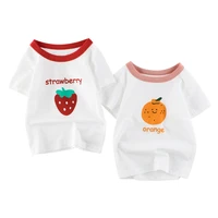 2022 summer baby clothing fashion casual childrens clothing childrens short sleeved t shirt girls tops