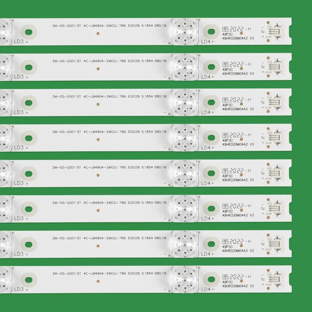 4LED светодиодная лента для подсветки THOMSON 49UD6596 49UC6306X1 49P3C 49P3F 49A950C LEHUA 49BC7600