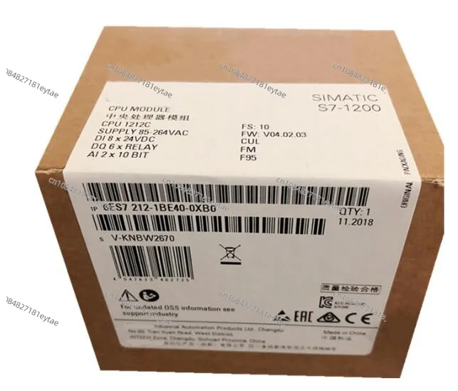 S7-1200 CPU1212C 6ES7212-1AE40-0XB0 6ES7212-1BE40-0XB0 6ES7212-1HE40-0XB0 6ES7212-1AF40-0XB0 6ES7212-1HF40-0XB0