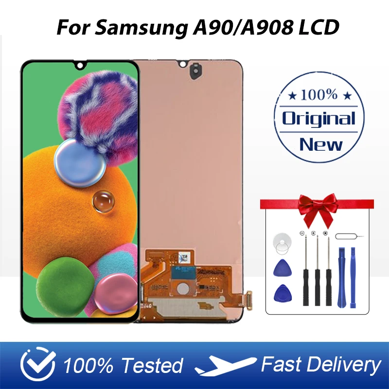 

1Pcs 6.7 Inch A908 Display For Samsung Galaxy A90 5G LCD Touch Digitizer Screen A908B A908N A9080 Assembly Free Shipping