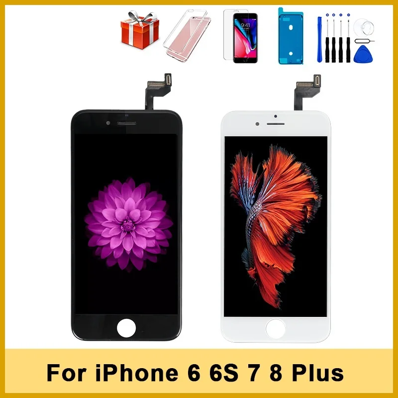 

1:1 OEM LCD Display For IPhone 6 7 8 6S Plus Screen 3D Touch Digitizer Assembly Mobile Phone Repair Pantalla Replace
