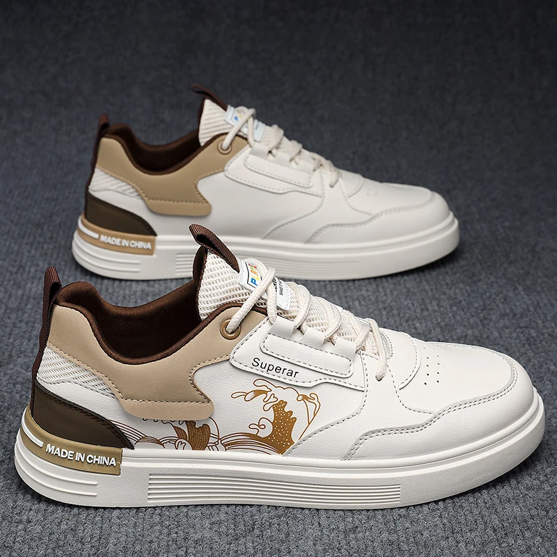 

Men Casual Flats Shoes 2023 Spring Summer Fashion Comfortable Man Sneakers Non Slip Breathable Tenis Masculino Zapatillas Hombre