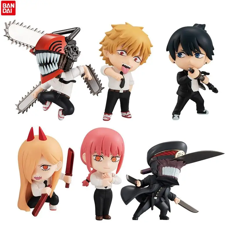 

Фигурки Bandai Gashapon, Оригинальные фигурки бензопилы, движущиеся аниме, экшн-модель, коллекционные игрушки, подарок
