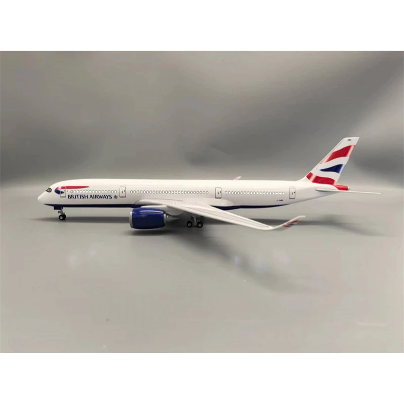 Фото 1/130 Scale 43CM Airplane A350 Dreamliner Aircraft BRITISH AIRWAYS Airlines Model Light Wheel Diecast Resin Plane Collection №1