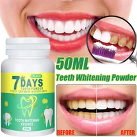 50ml tooth whitening powder remover plaque stains teeth bleaching natural toothpaste oral hygiene cleaning powder dental care