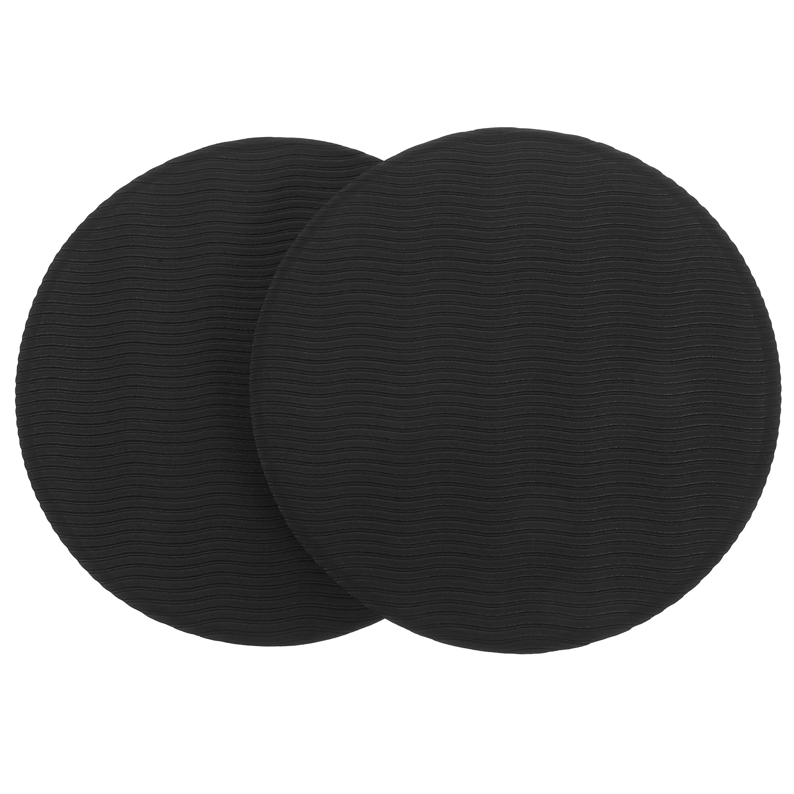 

2pcs Yoga Workout Knee Pad Cushion Thick Round Eco TPE Yoga Pad Comfort Yoga Pilates Workout Support Pad for Hands Wrists Mat