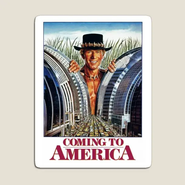 Крокодил Данди X приходящий в Америку магнитный холодильник милый Магнитный