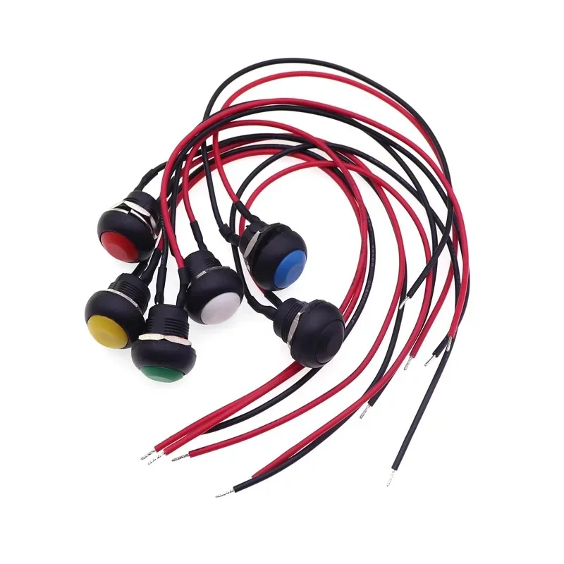 5/20/100 шт. кнопка для сброса с предварительно припаянным проводом