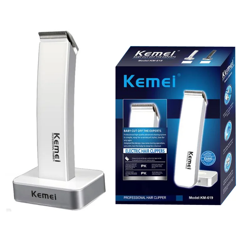 

KEMEI KM-619 Electric Hair Trimmer Clipper Beard Shaver Razor Rechargeable Haircut Hair Cutter Men Baby Hair Cutting Machine