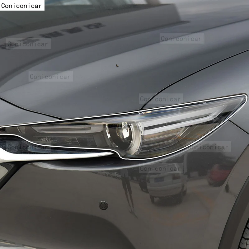 Прозрачная защитная пленка из ТПУ для передней фары автомобиля MAZDA CX-5 2012-2021 2020