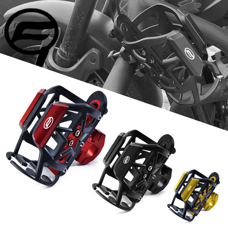 

For CFMOTO CF 650 650MT 650NK 400NK 650GT Motorcycle CNC Beverage Water Bottle Drink Cup Holder Bracket Accessories