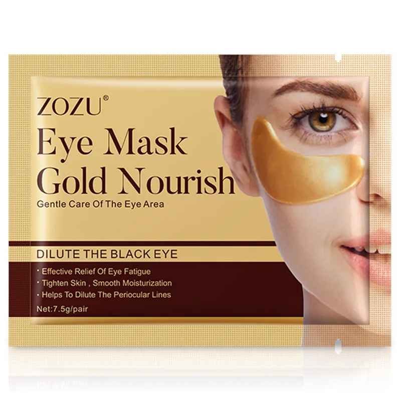 

Crystal Collagen Gold Powder Eye Mask Anti-Aging Dark Circles Acne Beauty Patches For Eye Skin Care Korean Cosmetics Three Pair