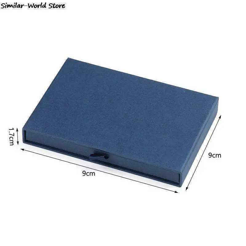 Новинка 1 шт. тонкий ящик из крафт-бумаги коробка для упаковки ювелирных изделий