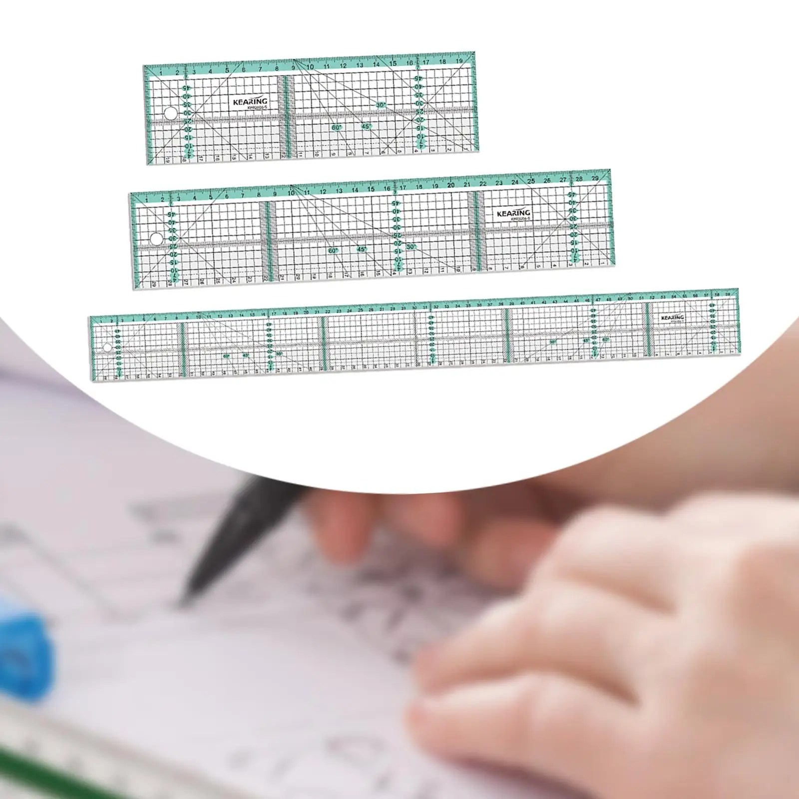 Измерительная швейная линейка Многофункциональная прозрачная для кожи