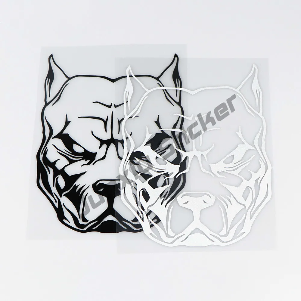 

Novelty JDM Refit Creative Sticker Decor Dog Head Animal Fashion Cover Scratches Waterproof Windshield Cartoon Decor KK18cm