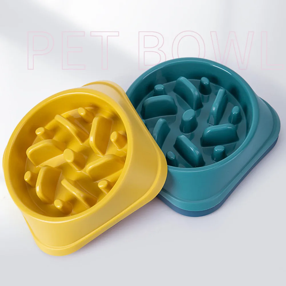 Миска для медленной еды домашних животных противоскользящая кормушка собак