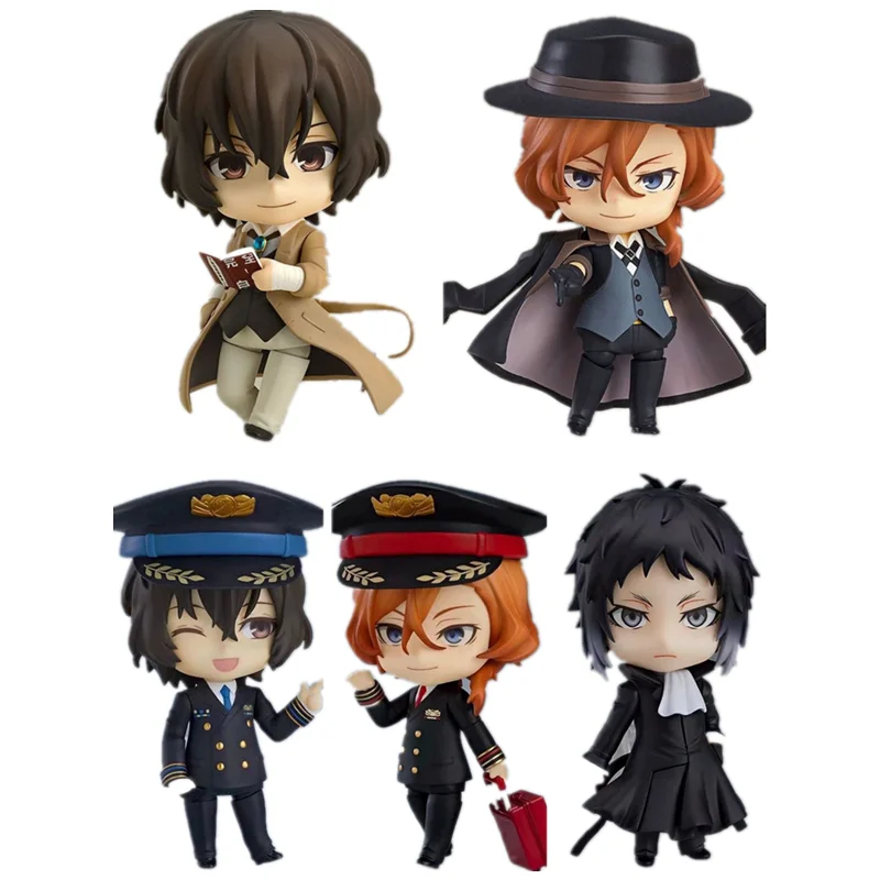 

Bungo Stray Dogs Action Figure Anime 1415#Nakahara Chuuya Figure 1414#dazai Osamu Model Toy 1191#Nakajima Atsushi Figuine Toys