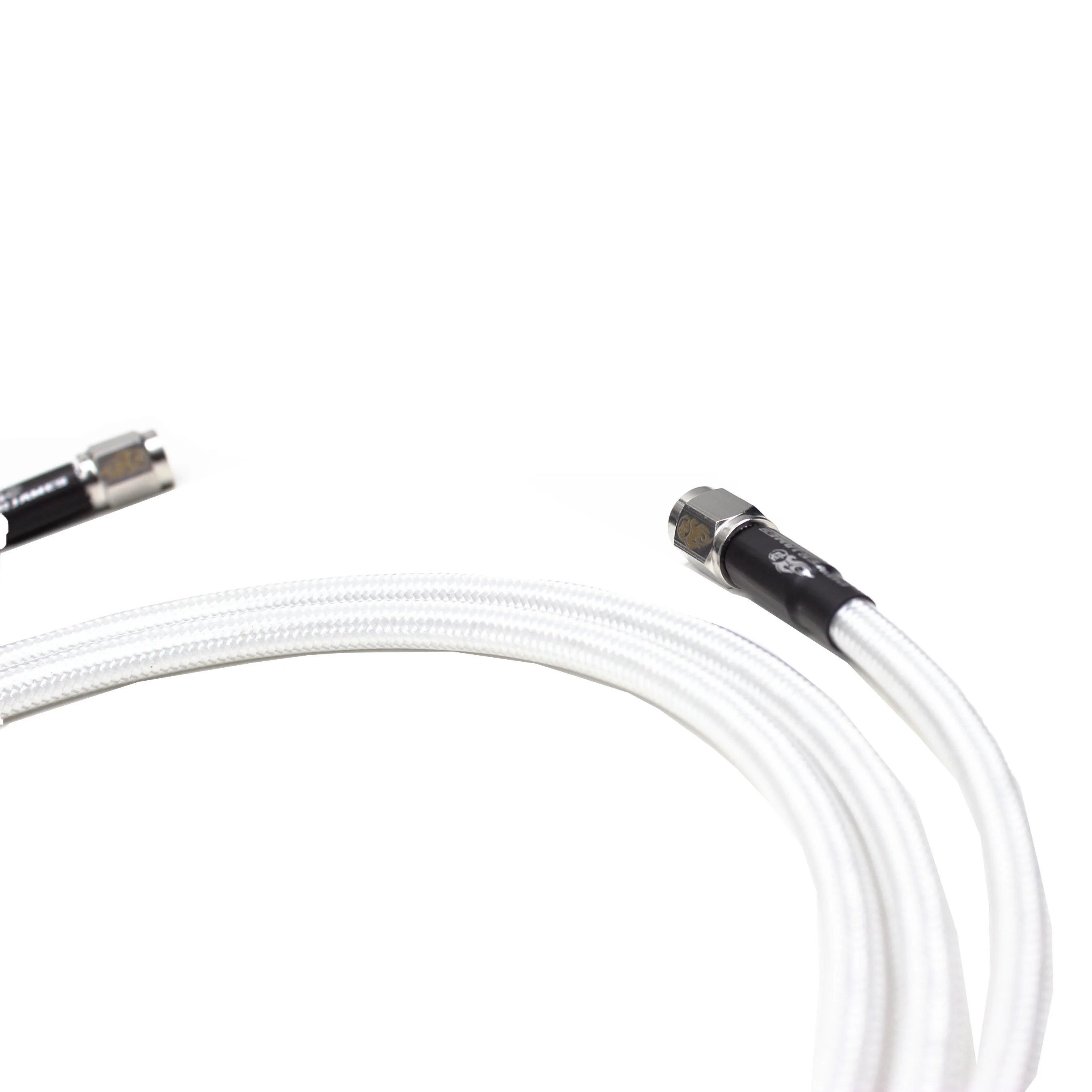 Шланг тормозной в оплетке из белой серебристой жемчужной стали 39 дюймов 100 см AN3