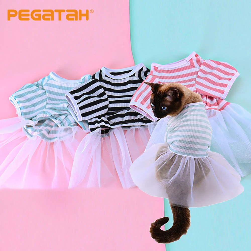 

Dog Clothes Summer Princess Pet Dress for Dogs Little Small Puppies Animal Cat Tutu Wedding Party Skirt Clothes for Chihuahua