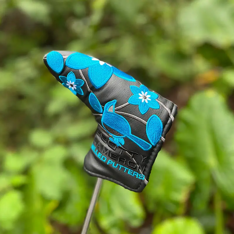 

Чехол для клюшки гольф-клуба Магнитный чехол для клюшки защитный чехол с шариковой головкой ПУ плюшевый прямой чехол для клюшки с нажимом головной убор