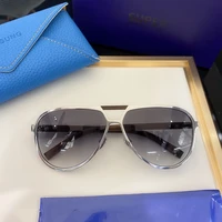 super sung sk910 sunglasses for men women summer style anti ultraviolet retro plate full frame wooden temples random box