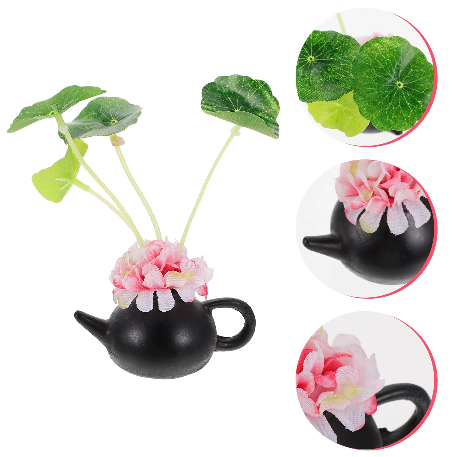 

Sushi Plate Decoration Restaurant Flower Decorations Home Décor Japanese Straw Tabletop Floral Faux Vase Fengshui Desktop