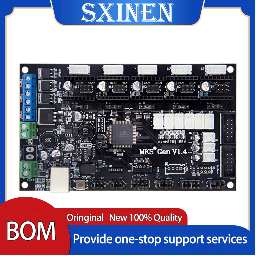 Плата управления MKS Gen V1.4 для 3D-принтера совместимая с Ramps 1 4 Mega2560 R3 | Электронные
