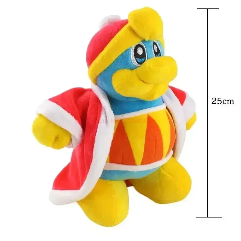 Новинка 2024 года 25 см плюшевые игрушки Kirby Kawaii Dedede King мягкая плюшевая игрушка