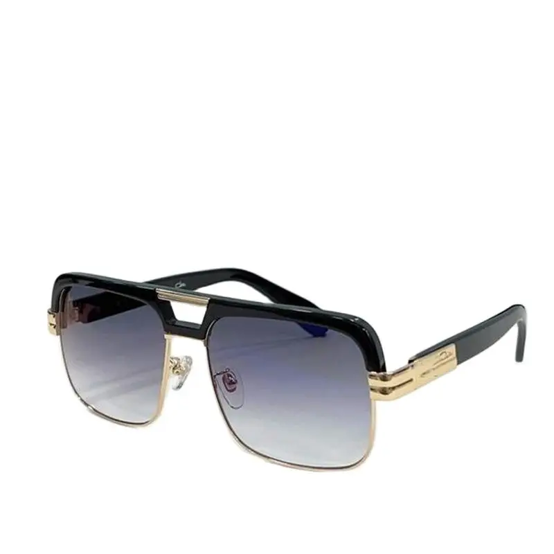 

Солнцезащитные очки в металлической оправе для мужчин, модные роскошные солнечные, в стиле ретро, с полуободковой оправой, с защитой от ультрафиолета, летние