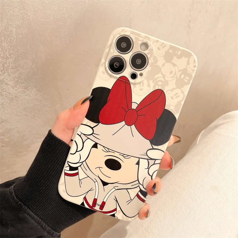 Mickey Mouse Xiake Anime Phone Case For iPhone 11 13 12 Pro MAX Mini  X XR XS MAX 6 6s 7 8 Plus SE 2020 Soft Silicone TPU Funda
